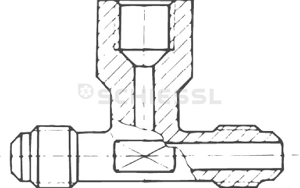 více - T-kus s ventilkem, A-31854/, 9884842, 7/16, Refco